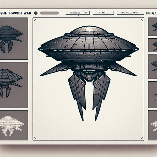 dark gray war fligt scifi crescent ufo.
Single Game Texture.  In-Game asset.  2d.  Blank background.  High contrast.  No shadows