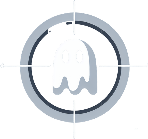 A single Ghosts.
Single Game Texture. In-Game asset. 2d. Blank background. High contrast. No shadows.