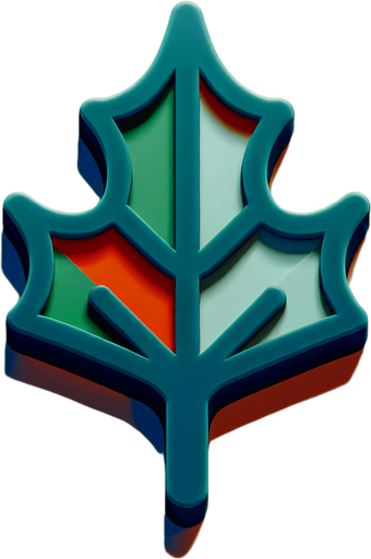 a christmas holly leaf. plastic style. Single Game Texture. In-Game asset. 2d. Blank background. High contrast. No shadows.