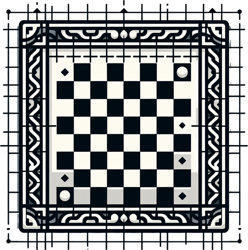 white and black checked board.
Single Game Texture. In-Game asset. 2d. Blank background. High contrast. No shadows.