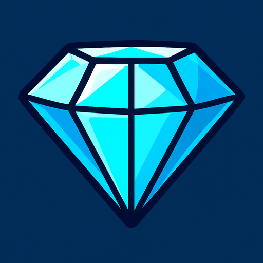 diamond.
In-Game asset.  2d.  High contrast.  No shadows