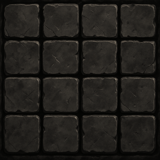 street tile on top viewing.
In-Game asset.  2d.  High contrast