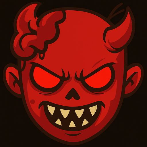 Hake his skin red and add horns