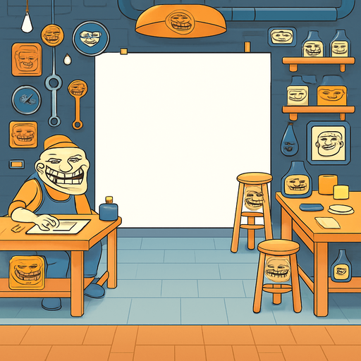 Same sizes with troll face theme