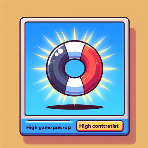 Powerup magnetic asset.
Single Game Texture.  In-Game asset.  2d.  Blank background.  High contrast.  No shadows