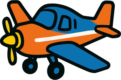 plane.
In-Game asset.  2d.  High contrast.  No shadows