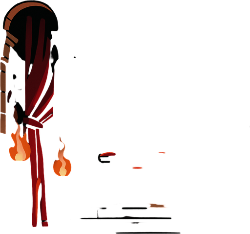 An imposing medieval throne room draped in red velvet, dark stone pillars, torches casting shadows, the throne elevated above all. realistic

In-Game asset.  2d.  High contrast.  No shadows