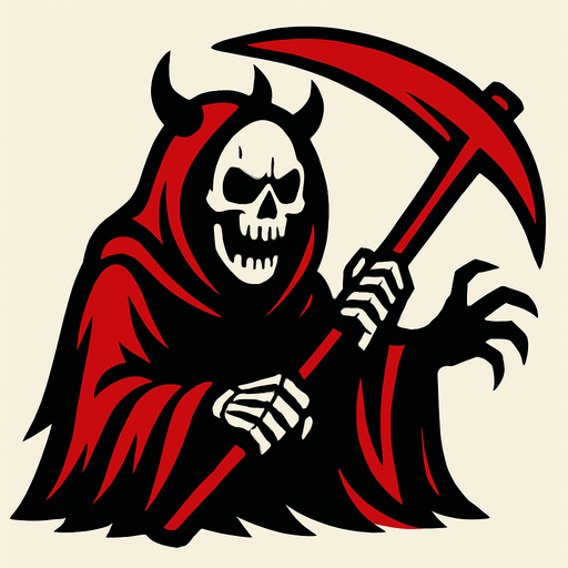 mass murder evil deadly tiny horns death itself kills everything it sees.
In-Game asset.  2d.  High contrast.  No shadows