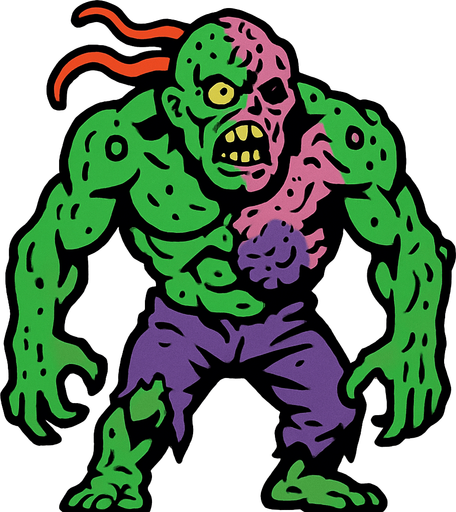 mutant.
In-Game asset.  2d.  High contrast.  No shadows