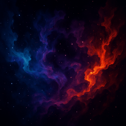 Neboula background.
In-Game asset.  2d.  High contrast.  No shadows. Cinematic deep