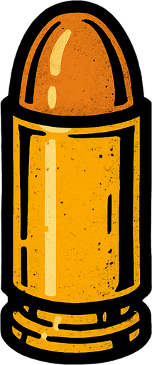 Tabanca mermisi tasarla.
In-Game asset.  2d.  High contrast.  No shadows