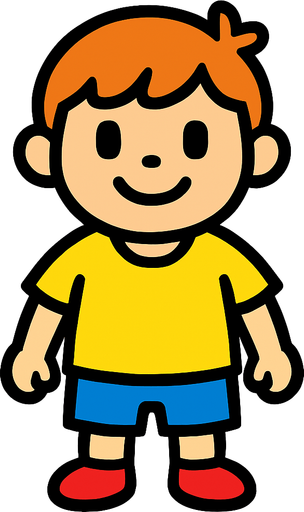 Enfant.
In-Game asset.  2d.  High contrast.  No shadows