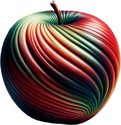 Apple.
2d and great details and color