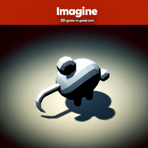 mouse.
Single Game Texture. In-Game asset. 2d. Blank background. High contrast. No shadows.