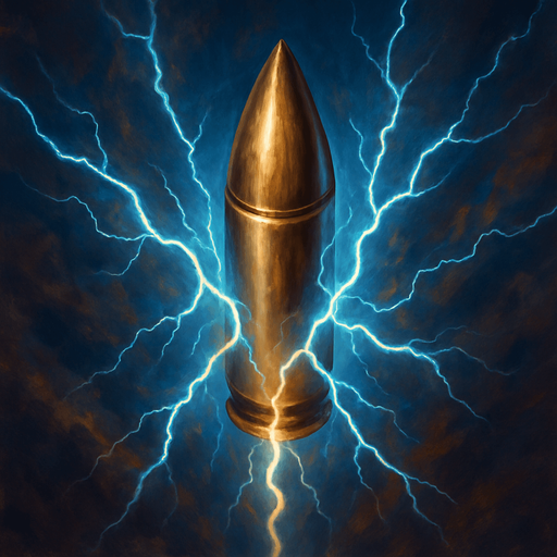 lightning bullet top view