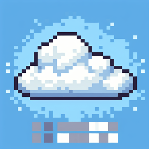 pixel art clouds.
Single Game Texture. In-Game asset. 2d. Blank background. High contrast. No shadows.