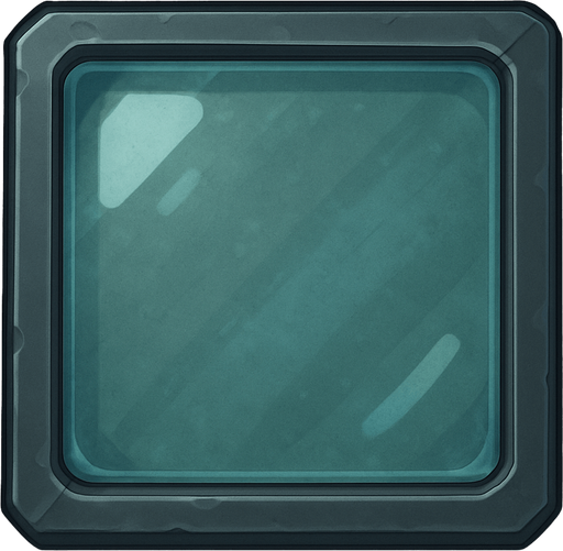 square glass top view.
In-Game asset