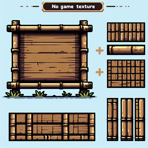 8-bit. cartoon. bamboo made scoreboard. empty. no shadow. in game asset. Single Game Texture. In-Game asset. 2d. Blank background. High contrast. No shadows.