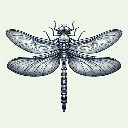 Dragonfly, small but detailed.
Single Game Texture.  In-Game asset.  2d.  Blank background.  High contrast.  No shadows