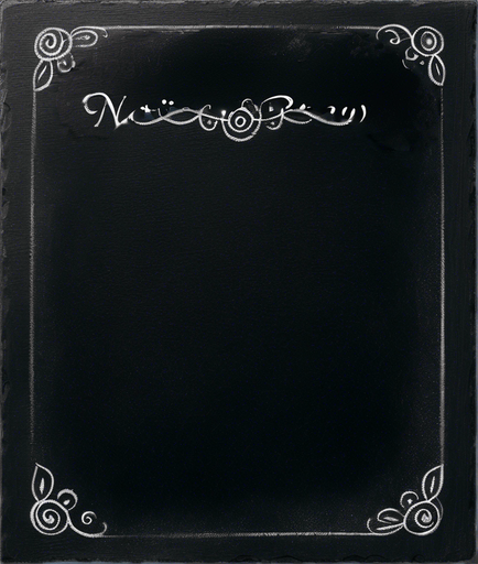 Text "NOVICE BREW" handwritten in white chalk