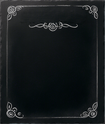 Word "POTION" in chalk in small caps