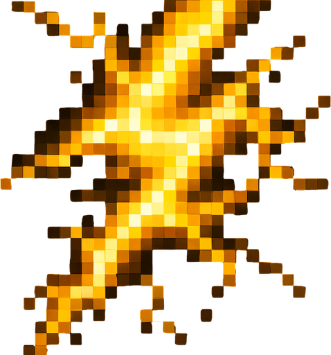 Hazme el rayo de color amarillo