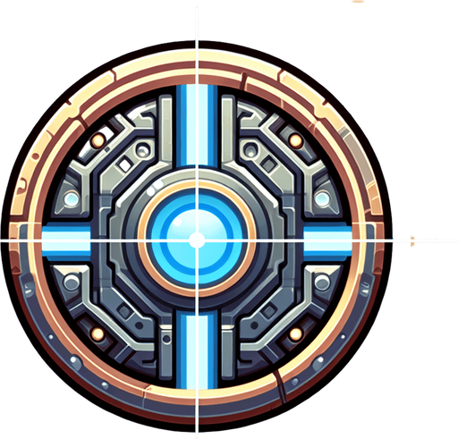 Leaser.
Single Game Texture. In-Game asset. 2d. Blank background. High contrast. No shadows.