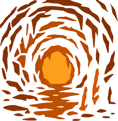 cave.
In-Game asset.  2d.  High contrast.  No shadows