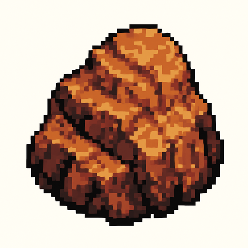 roca madre.
In-Game asset.  2d.  High contrast.  No shadows. pixelart