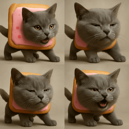 Sprite sheet with different face expressions