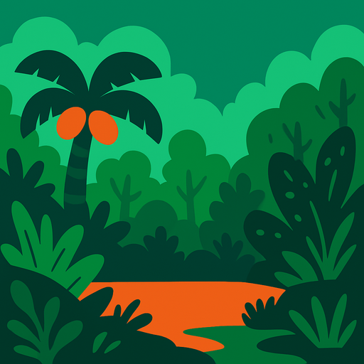 Proportion the background to the screen.
In-Game asset.  2d.  High contrast.  No shadows