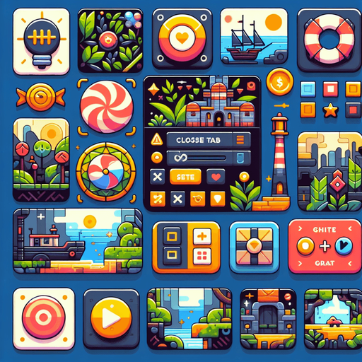 close_tab_button.
Single Game Texture.  In-Game asset.  2d.  Blank background.  High contrast.  No shadows