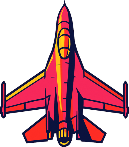 picture of a fighter jet with the nose of the plane pointing upwards.
In-Game asset.  2d.  High contrast.  No shadows