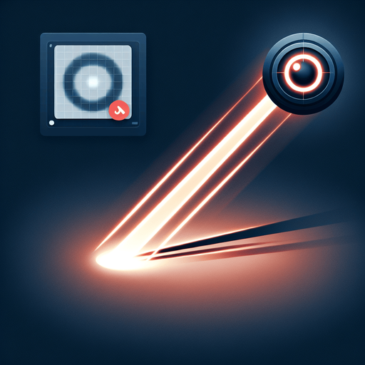 A laser.
Single Game Texture. In-Game asset. 2d. Blank background. High contrast. No shadows.