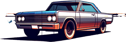 Car.
Single Game Texture.  In-Game asset.  2d.  Blank background.  High contrast.  No shadows