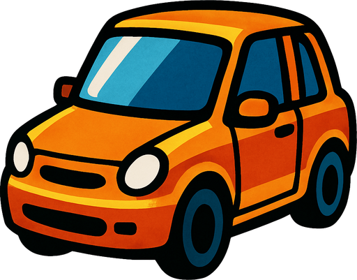 Car.
In-Game asset.  2d.  High contrast.  No shadows