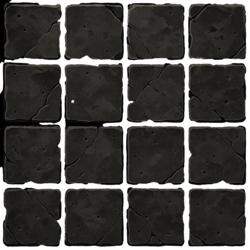 street tile on top viewing.
In-Game asset.  2d.  High contrast
