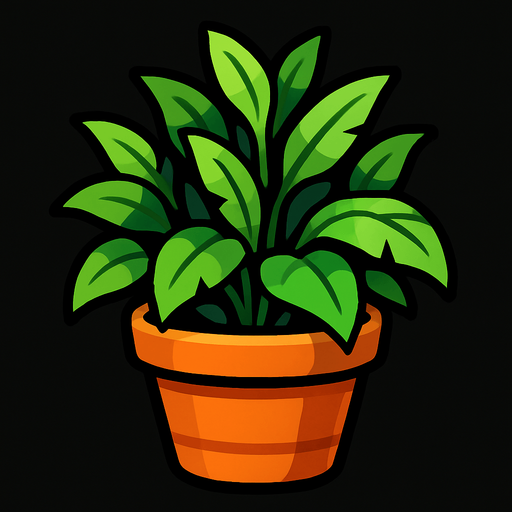 plantDecoration.
In-Game asset.  2d.  High contrast.  No shadows