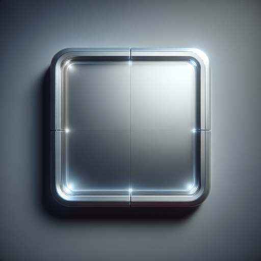 Grey-Tinted Tile: A minimalist and futuristic tile design for a Sudoku game, featuring a perfect square with a smooth, clean surface. The tile has a soft gradient, starting with a light grey center that transitions to a slightly darker grey near the edges, giving it depth and sophistication. A thin, faintly glowing silver-grey border surrounds the tile, adding a subtle futuristic touch while maintaining a sleek and clean appearance. The surface remains blank and ready for interaction..
Single Game Texture. In-Game asset. 2d. Blank background. High contrast. No shadows.