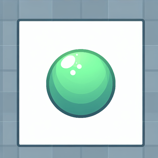 Single Game Texture, 50x50pix. In-Game asset. 2d. Blank background. High contrast. No shadows. Light green circle with border. Simple. No other objects.

Single Game Texture. In-Game asset. 2d. Blank background. High contrast. No shadows.