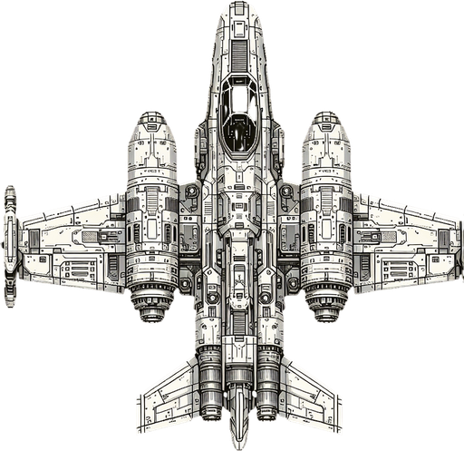 Futuristic fighter plane, chrono trigger, top down view, behind
Single Game Texture. In-Game asset. 2d. Blank background. High contrast. No shadows.