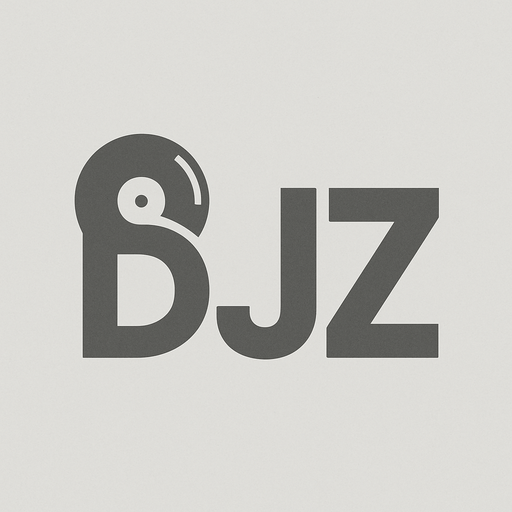 simple grey colored DJZ logo