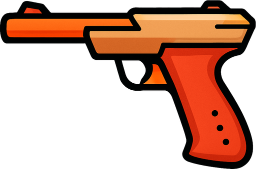 Duck hunter gun.
In-Game asset.  2d.  High contrast.  No shadows
