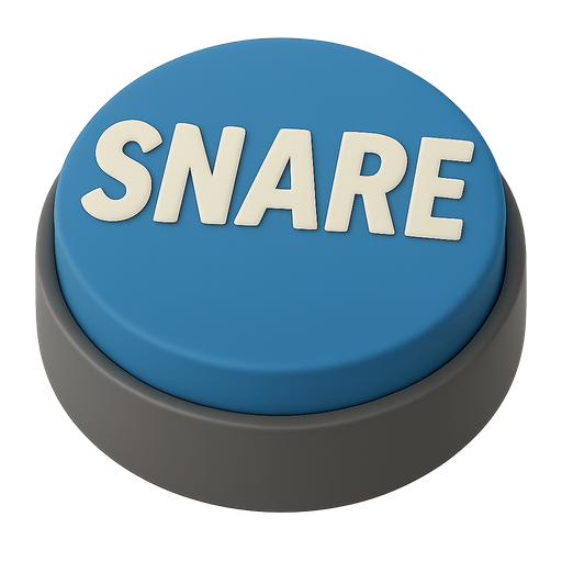 birebir aynısı sadece KICK yerine SNARE yazsın ve butonunun rengi mavi olsun  Transparent background. Blank background.