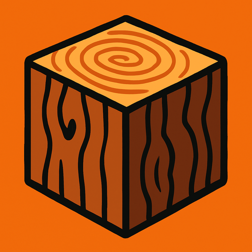 BloockWood.
In-Game asset.  2d.  High contrast.  No shadows