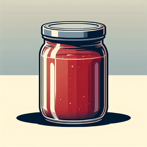 Jam.
Single Game Texture.  2d.  Blank background.  No shadows
