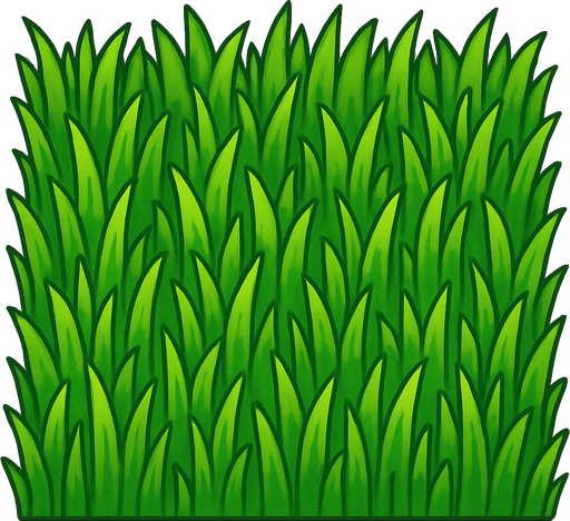 düz çimen resmi.
In-Game asset.  2d.  High contrast.  No shadows