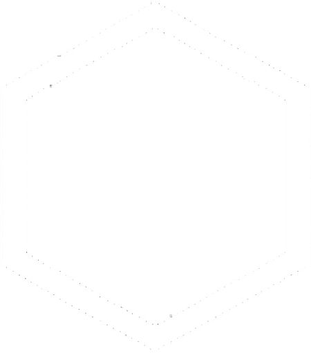 simple hexagon outline, empty center, solid white border, no glow, no fill, minimal style, flat design, 10x10 pixel, icon design, on transparent background, topdown view.
In-Game asset.  2d.  High contrast.  No shadows