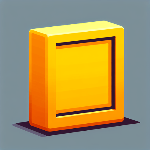 rectangle yellow.
Single Game Texture. In-Game asset. 2d. Blank background. High contrast. No shadows.