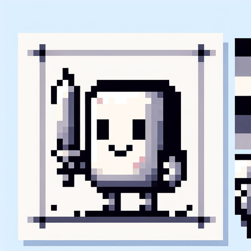 square shapped knight. pixelart. funny..
Single Game Texture. In-Game asset. 2d. Blank background. High contrast. No shadows.